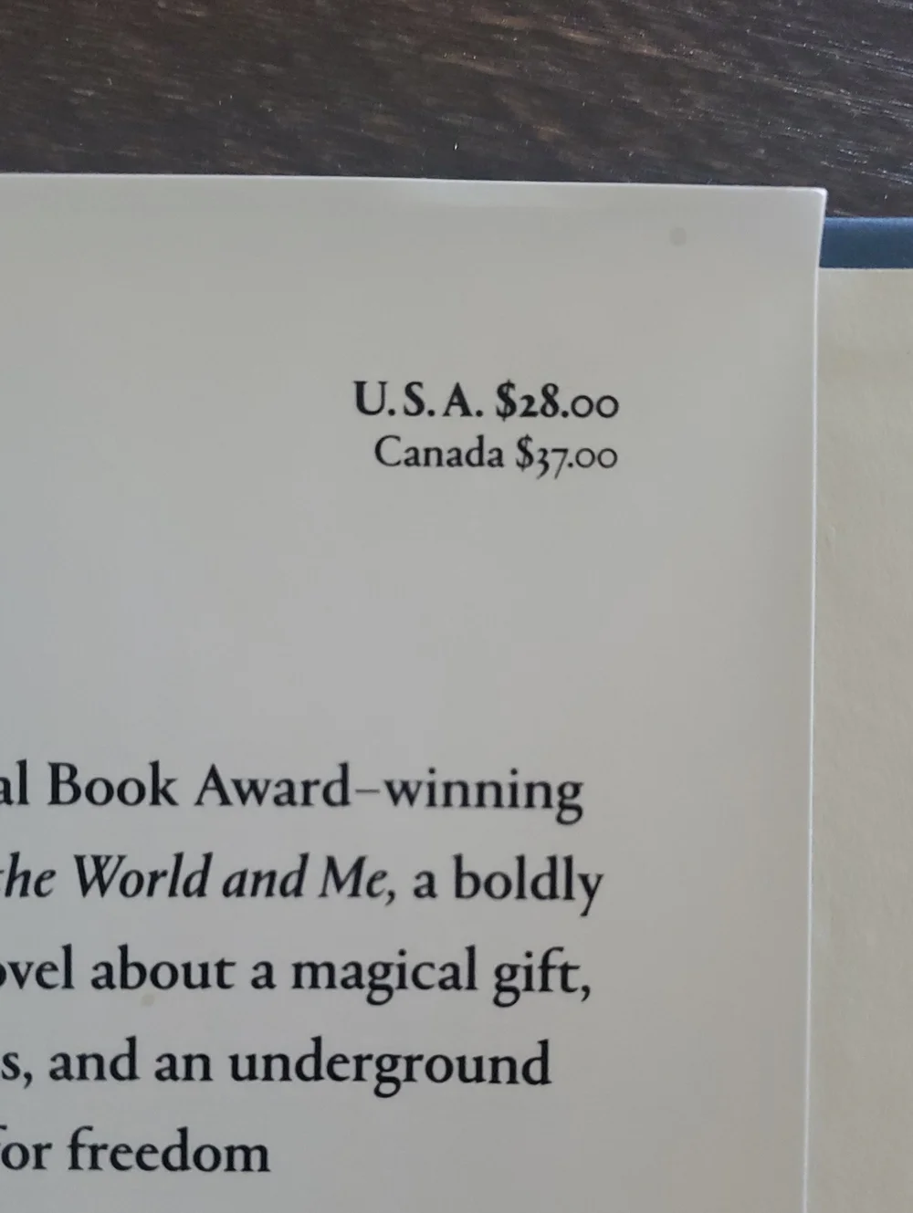Adult Fiction Book